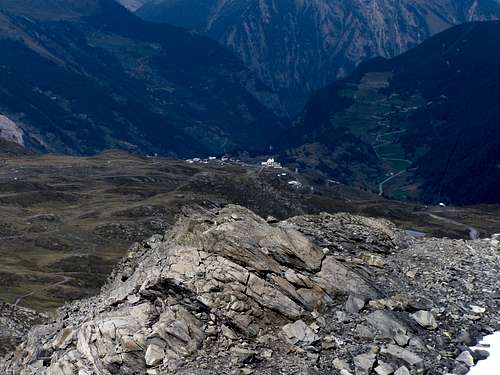 Les Suches from the main summit
