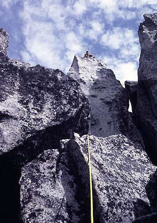 West Ridge of Sherpa Peak - Pitch 6