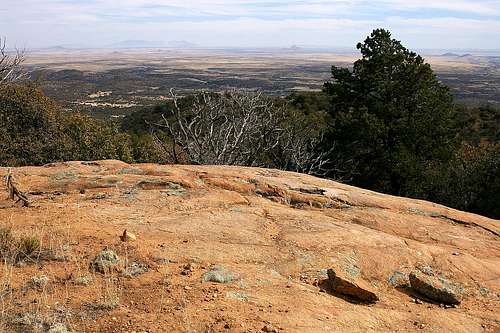 Burro Peak route view