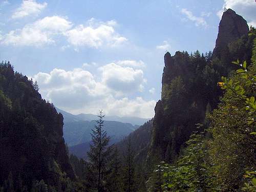 View from Zbójnicki Chodnik