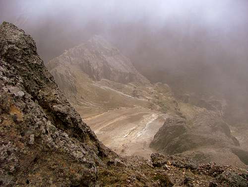 Rucu Pichincha's crater.