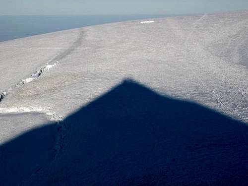 View of summit plateau from...