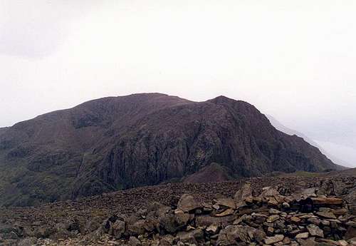 A view southwest to Scafell...