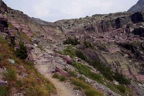 Trail to Comeau Pass