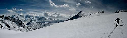 Panorama from Arben Glacier