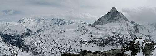 Panorama from Äbihorn (3473 m)