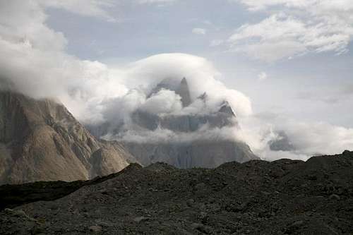 Trango Tower and Baltoro Cathedrals Peaks, Karakoram, Pakistan