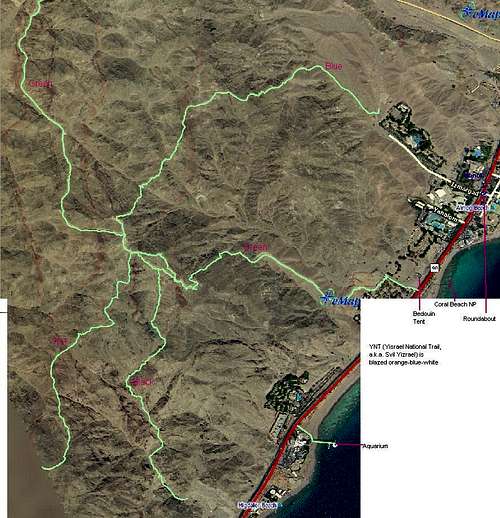 Har Zefahot Trails Map