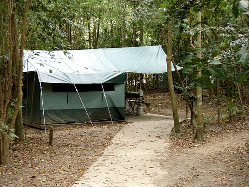 Cinnamon Bay rental tent