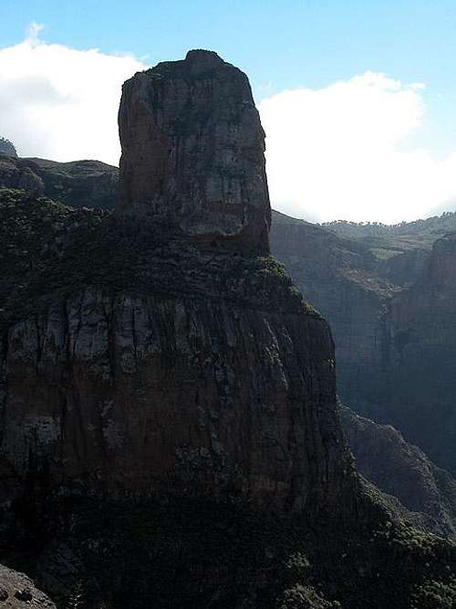 Roque Palmés (1060m) seen on...