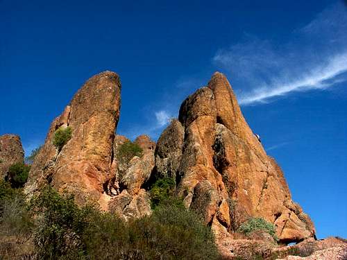 Climbers on Tiburcio's X -...