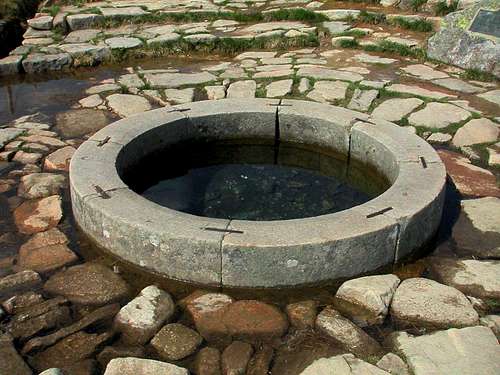 A stone circle...