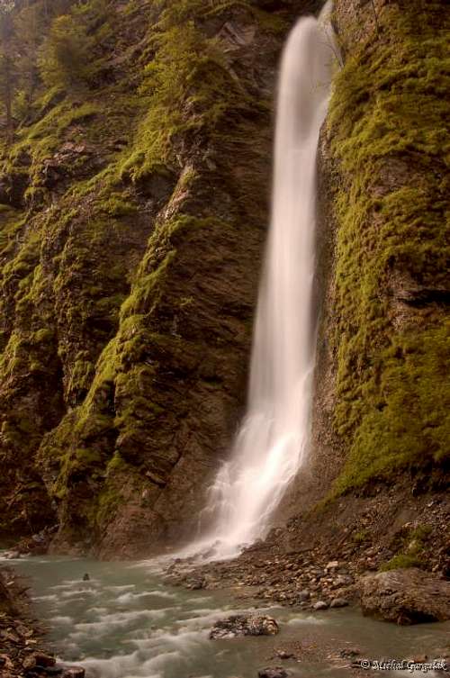 Liechtensteinklamm waterfall
