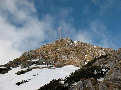 Giewont. The summit cross