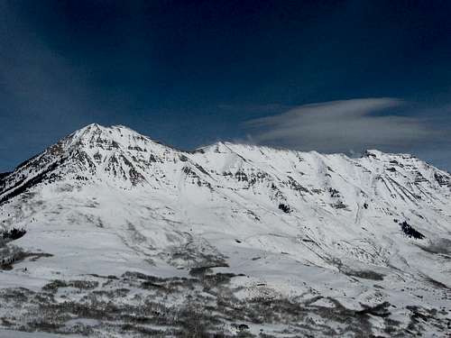Mount Timpanogos as seen..
