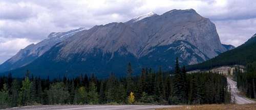 The eastern end of Rundle....