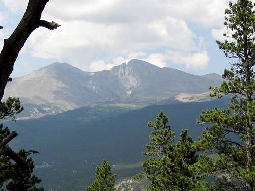 Mount Meeker and Longs Peak-From the Twin Sisters