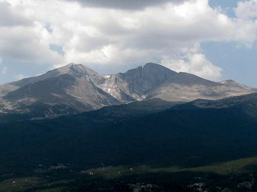 Mount Meeker-Longs Peak-Mount Lady Washington-From the Twin Sisters
