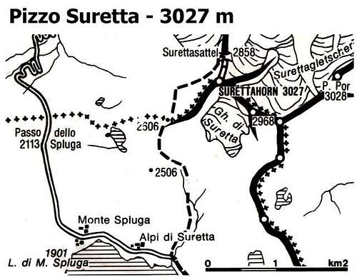Pizzo Suretta - drawing...