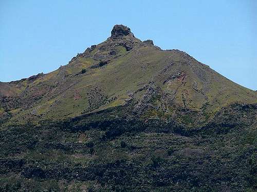 Pico Grande (1654m) seen from...