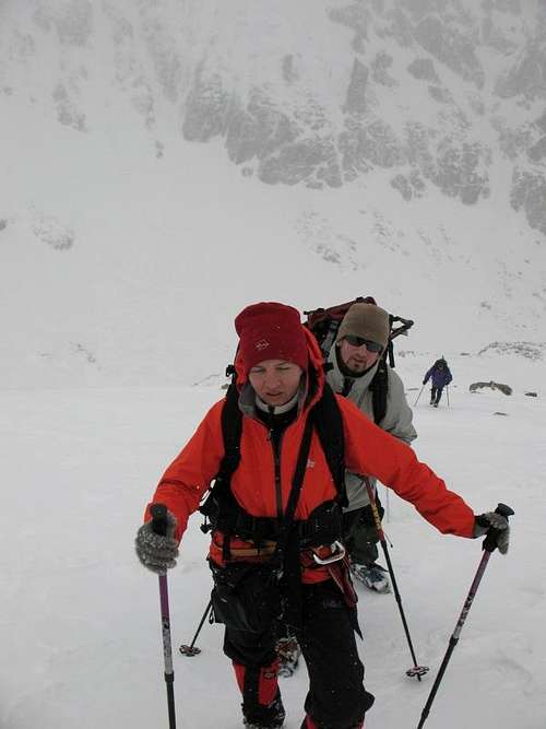 Elena and Egils during the approach of Mnich