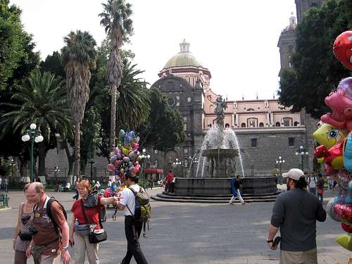 Puebla courtyard