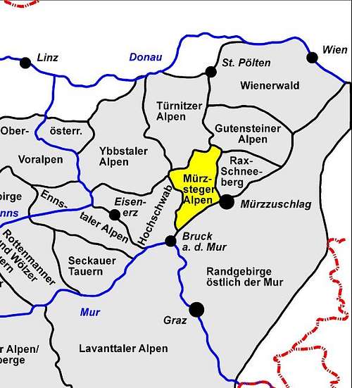 Overview - Mürzsteger Alpen