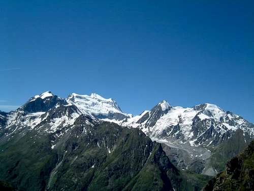 Massif des Combins seen from...
