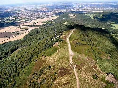 Wrekin From the Air