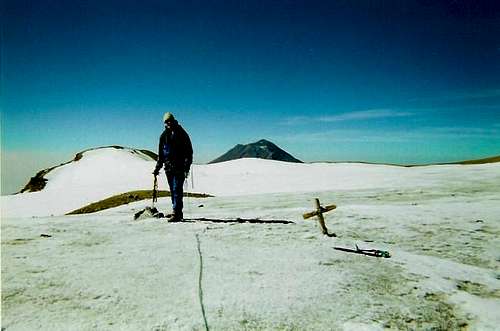 My dad on the summit of Ixta....