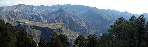 Summit panorama of Caldera de...