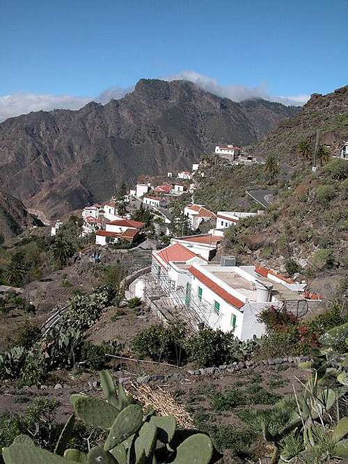 The hamlet of El Carrizal in...