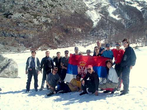 The Serbian crew at Zastan
