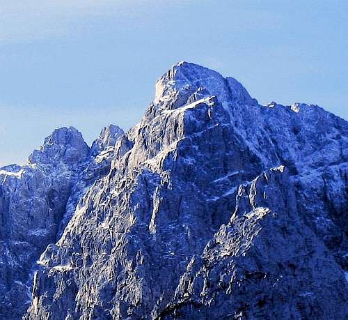 Prisojnik (Prisank) seen from north