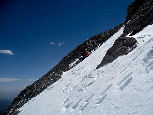 Climbing Longs North Face