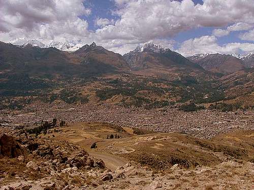 Huaraz and Cordillera Blanca, Peru.