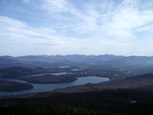 Lake Placid from Moose Mountain Ridge
