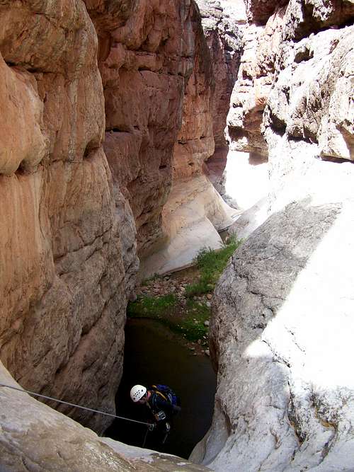 Beginning of the Silver Grotto Canyon