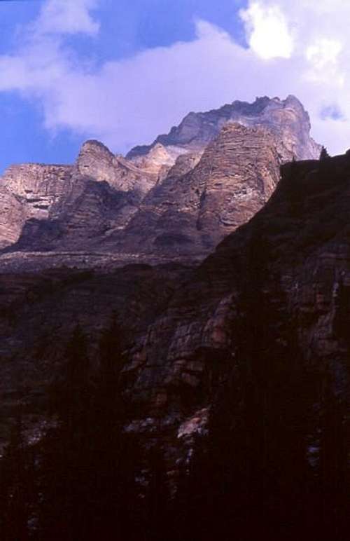 Mount Huber as seen from the...
