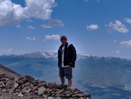 Summit of Baldy Mt. Wheeler Peak in the Background, Philmont