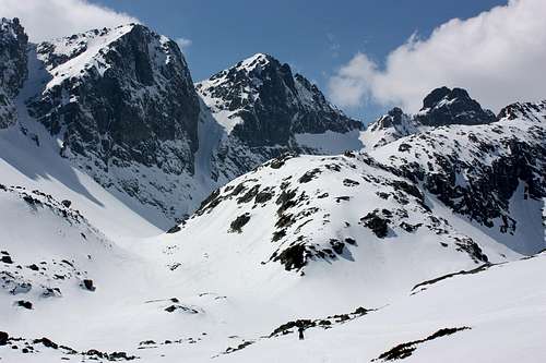 Peaks above Velka Studena valley
