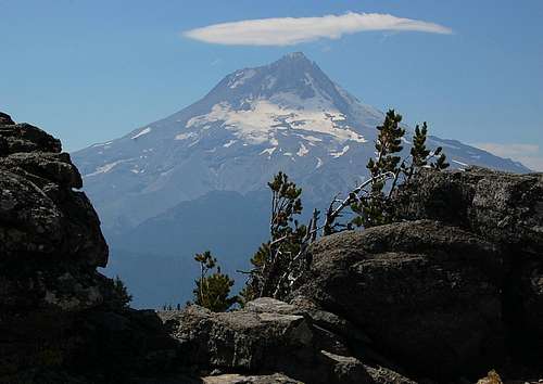 Mt. Hood from the summit of Lookout Mt.