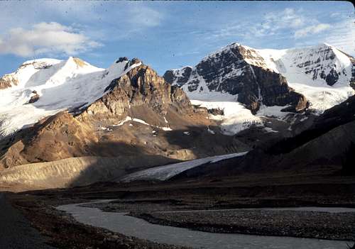 LATE AFTERNOON BELOW MOUNT ATHABASCA-1986