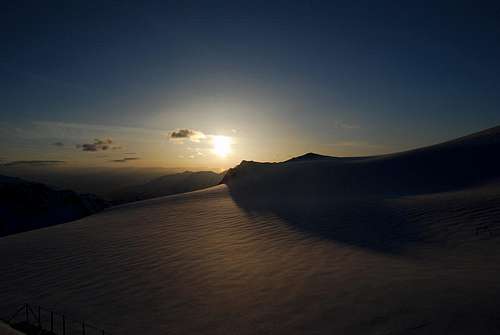 Sunrise over Ortler Alps
