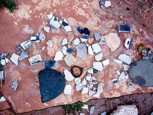 Potsherds and More, Canyon de Chelly