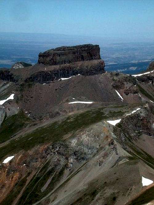 A view of Coxcomb Peak to the...