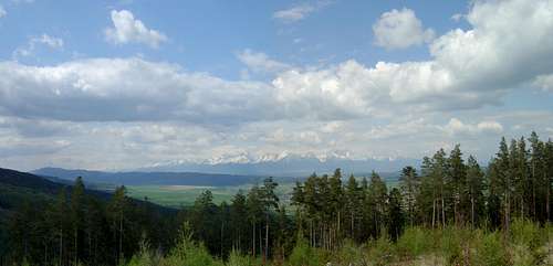 View of the High Tatra