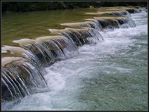 Typical cascades on Dragonja river