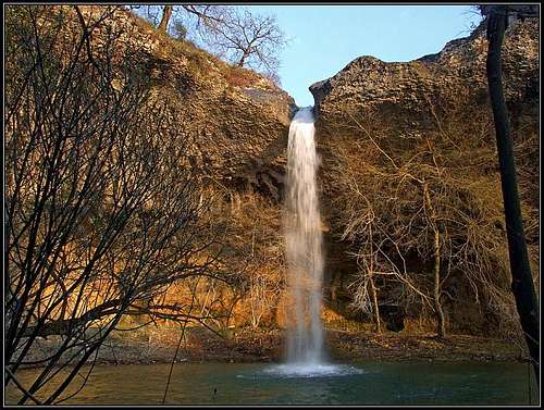 The big Butoniga waterfall