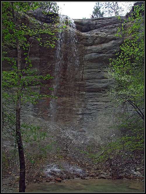 The waterfall on Stranica creek